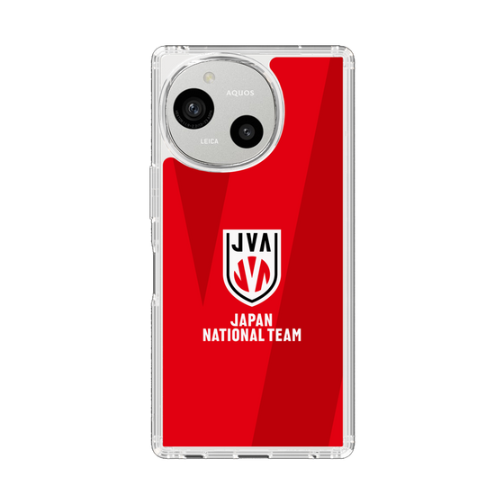 スリムプロテクションケース［ バレーボール女子日本代表(2025)- ロゴ - レッド ］