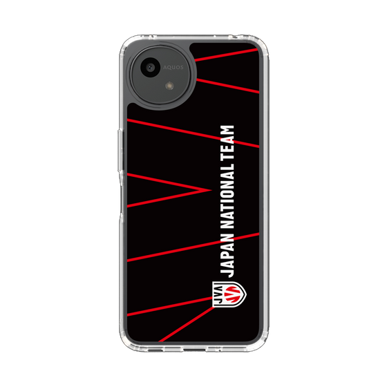 スリムプロテクションケース［ バレーボール女子日本代表(2025)- グラフィック - ブラック ］