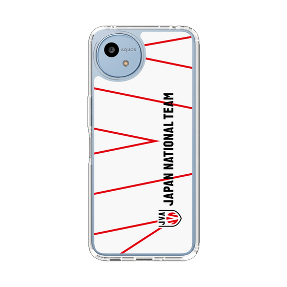 スリムプロテクションケース［ バレーボール女子日本代表(2025)- グラフィック - ホワイト ］