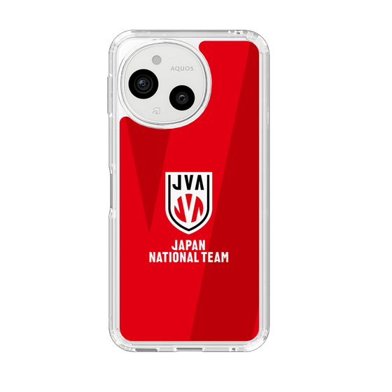 スリムプロテクションケース［ バレーボール男子日本代表(2025)- ロゴ - レッド ］
