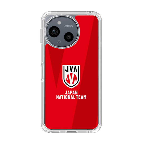 スリムプロテクションケース［ バレーボール男子日本代表(2025)- ロゴ - レッド ］