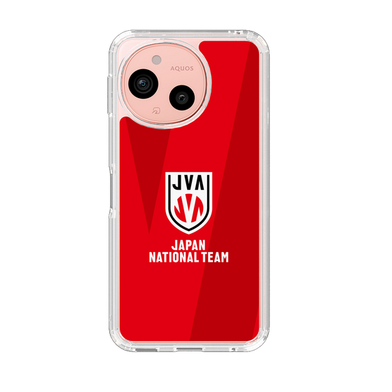 スリムプロテクションケース［ バレーボール男子日本代表(2025)- ロゴ - レッド ］