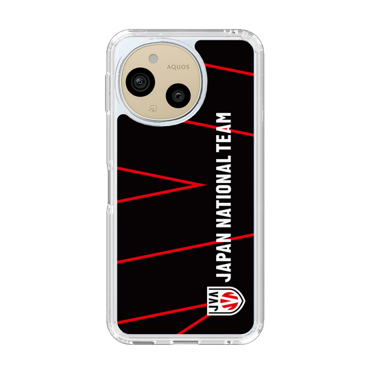 スリムプロテクションケース［ バレーボール男子日本代表(2025)- グラフィック - ブラック ］