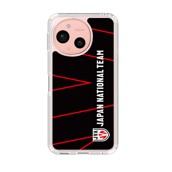 スリムプロテクションケース［ バレーボール男子日本代表(2025)- グラフィック - ブラック ］