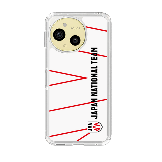 スリムプロテクションケース［ バレーボール男子日本代表(2025)- グラフィック - ホワイト ］