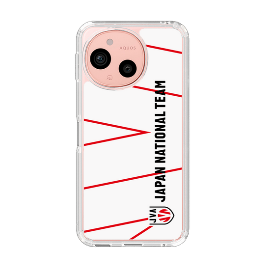 スリムプロテクションケース［ バレーボール男子日本代表(2025)- グラフィック - ホワイト ］
