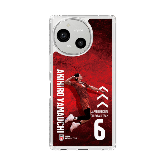 スリムプロテクションケース［ バレーボール男子日本代表(2025)- 肖像 #6 YAMAUCHI ］