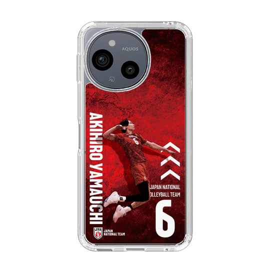 スリムプロテクションケース［ バレーボール男子日本代表(2025)- 肖像 #6 YAMAUCHI ］