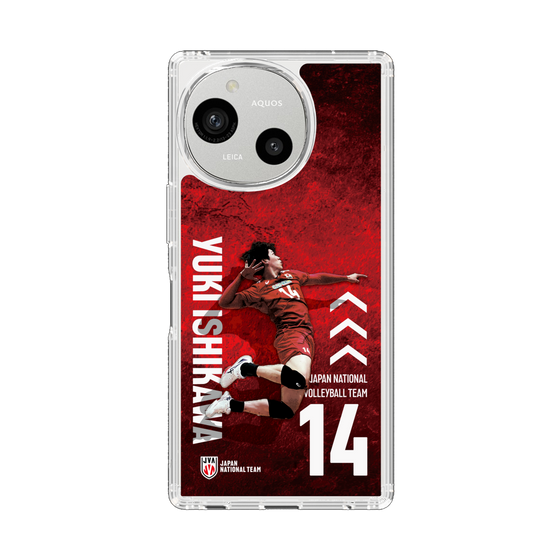 スリムプロテクションケース［ バレーボール男子日本代表(2025)- 肖像 #14 ISHIKAWA ］