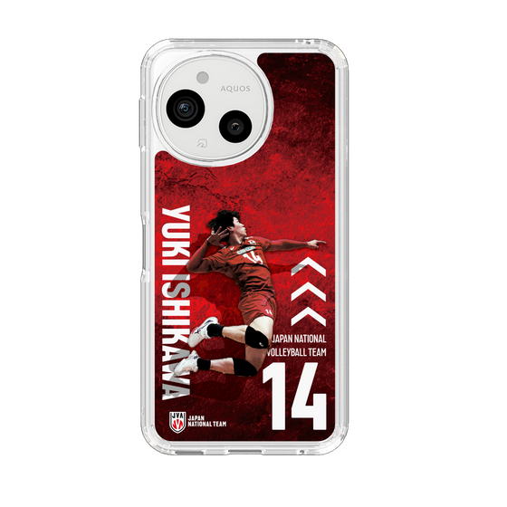 スリムプロテクションケース［ バレーボール男子日本代表(2025)- 肖像 #14 ISHIKAWA ］