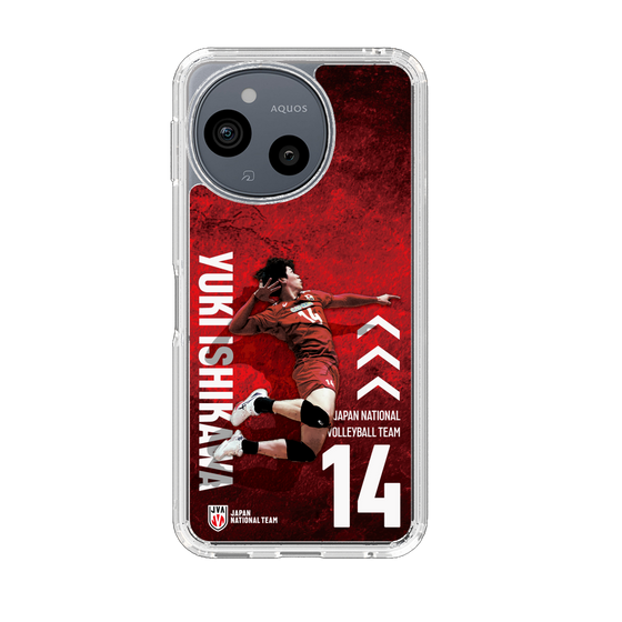 スリムプロテクションケース［ バレーボール男子日本代表(2025)- 肖像 #14 ISHIKAWA ］