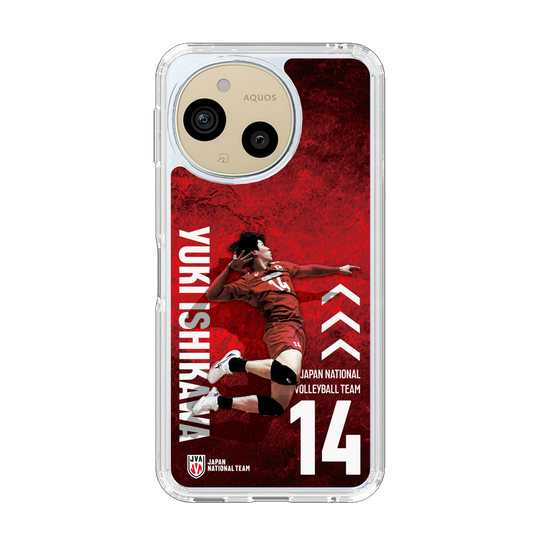 スリムプロテクションケース［ バレーボール男子日本代表(2025)- 肖像 #14 ISHIKAWA ］