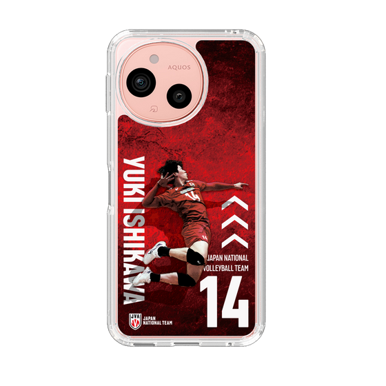 スリムプロテクションケース［ バレーボール男子日本代表(2025)- 肖像 #14 ISHIKAWA ］