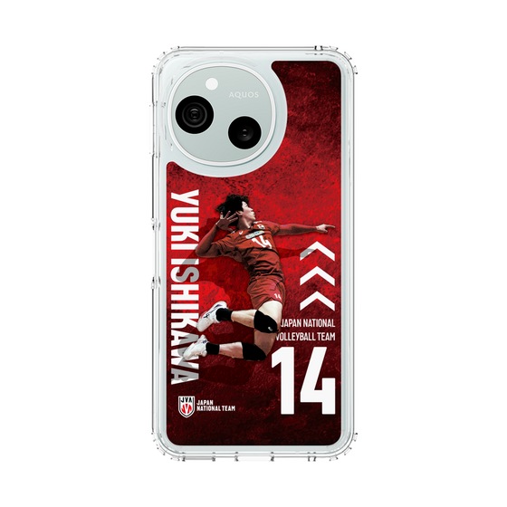 スリムプロテクションケース［ バレーボール男子日本代表(2025)- 肖像 #14 ISHIKAWA ］