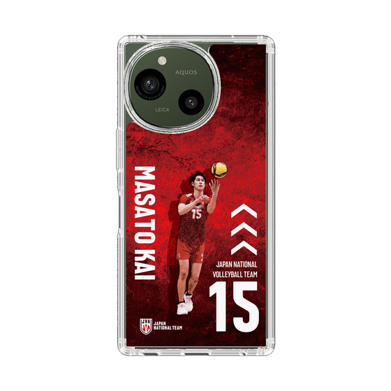 スリムプロテクションケース［ バレーボール男子日本代表(2025)- 肖像 #15 KAI ］