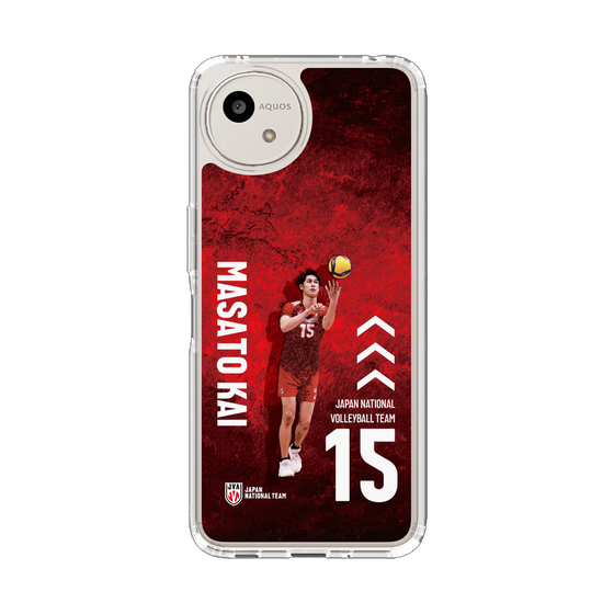 スリムプロテクションケース［ バレーボール男子日本代表(2025)- 肖像 #15 KAI ］