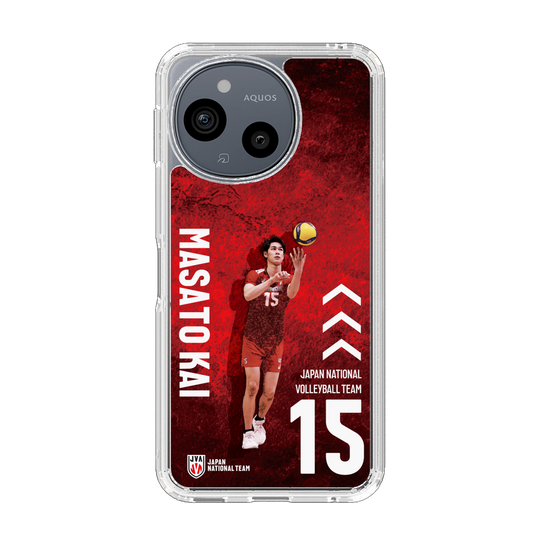 スリムプロテクションケース［ バレーボール男子日本代表(2025)- 肖像 #15 KAI ］
