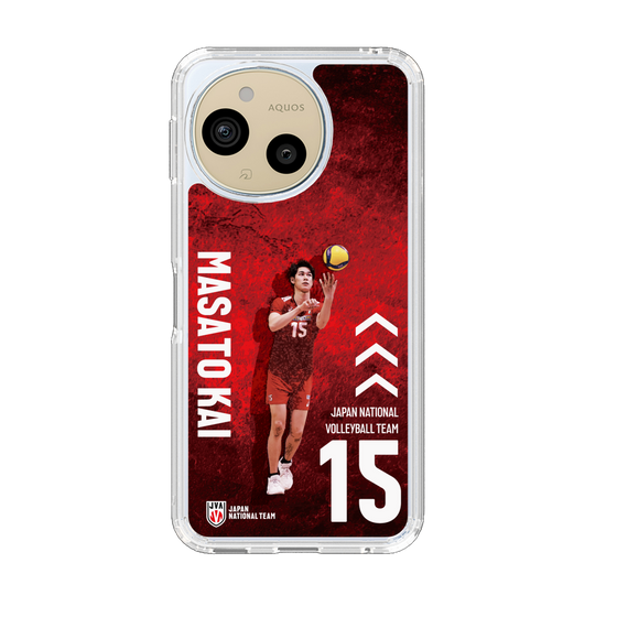 スリムプロテクションケース［ バレーボール男子日本代表(2025)- 肖像 #15 KAI ］