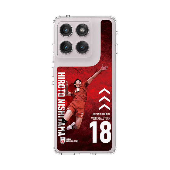 スリムプロテクションケース［ バレーボール男子日本代表(2025)- 肖像 #18 NISHIYAMA ］