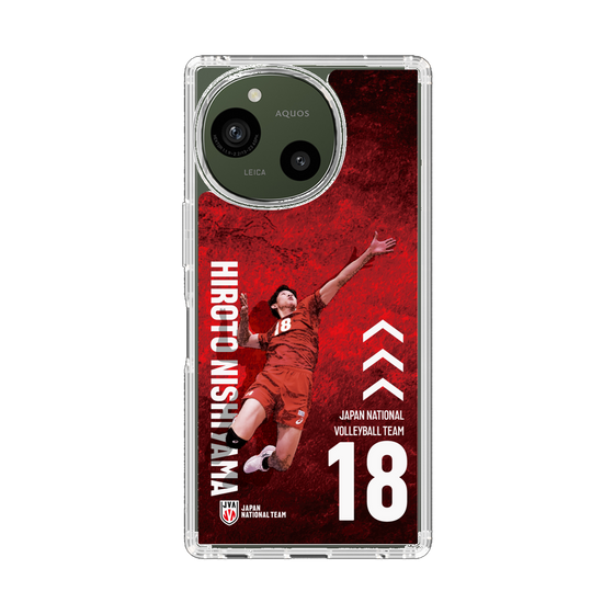 スリムプロテクションケース［ バレーボール男子日本代表(2025)- 肖像 #18 NISHIYAMA ］