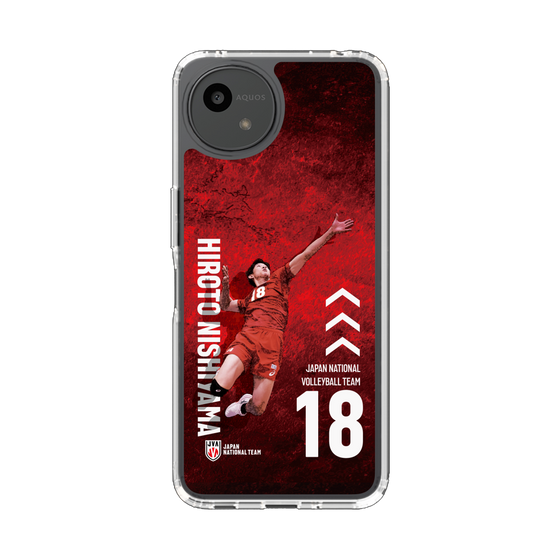 スリムプロテクションケース［ バレーボール男子日本代表(2025)- 肖像 #18 NISHIYAMA ］