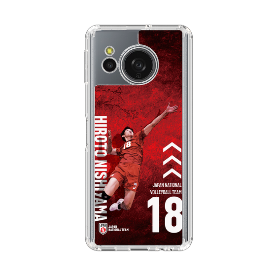 スリムプロテクションケース［ バレーボール男子日本代表(2025)- 肖像 #18 NISHIYAMA ］