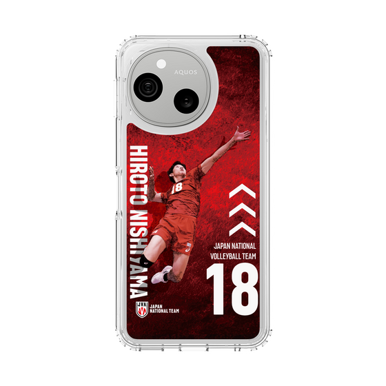スリムプロテクションケース［ バレーボール男子日本代表(2025)- 肖像 #18 NISHIYAMA ］