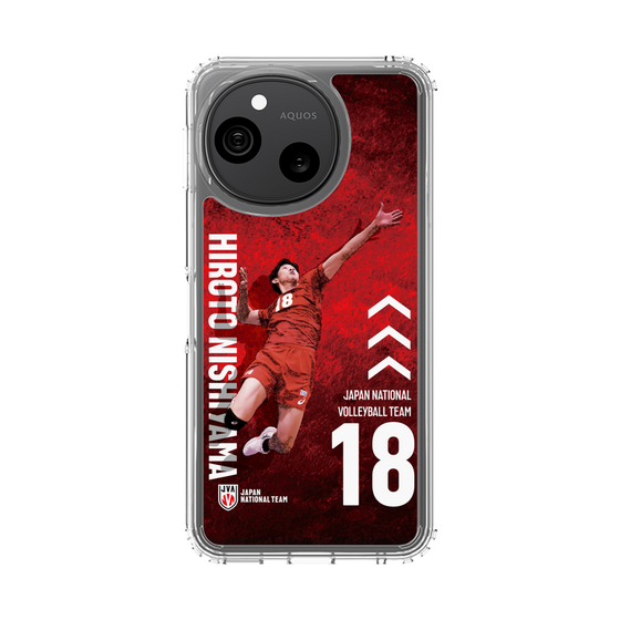 スリムプロテクションケース［ バレーボール男子日本代表(2025)- 肖像 #18 NISHIYAMA ］