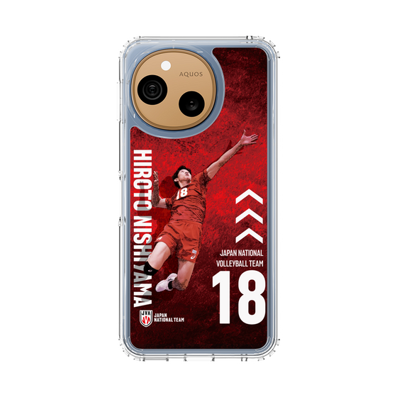 スリムプロテクションケース［ バレーボール男子日本代表(2025)- 肖像 #18 NISHIYAMA ］