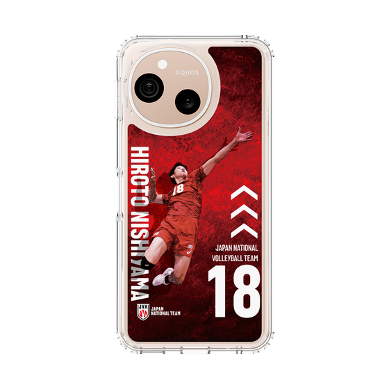 スリムプロテクションケース［ バレーボール男子日本代表(2025)- 肖像 #18 NISHIYAMA ］