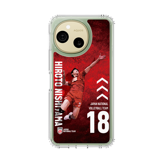 スリムプロテクションケース［ バレーボール男子日本代表(2025)- 肖像 #18 NISHIYAMA ］