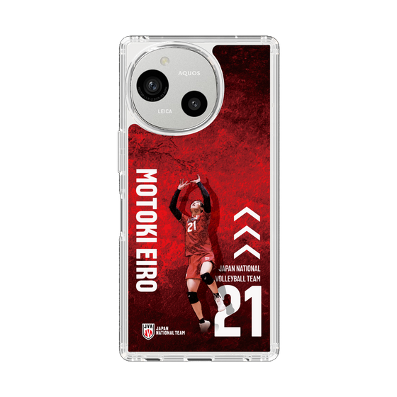 スリムプロテクションケース［ バレーボール男子日本代表(2025)- 肖像 #21 EIRO ］