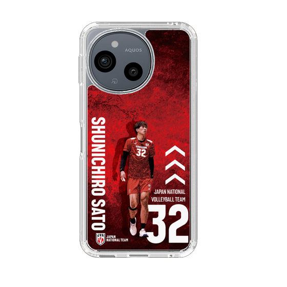 スリムプロテクションケース［ バレーボール男子日本代表(2025)- 肖像 #32 SATO ］