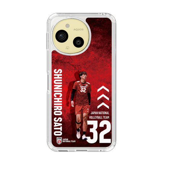 スリムプロテクションケース［ バレーボール男子日本代表(2025)- 肖像 #32 SATO ］