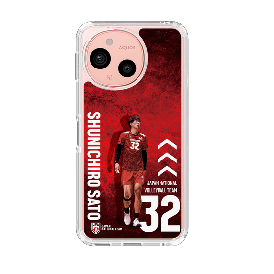 スリムプロテクションケース［ バレーボール男子日本代表(2025)- 肖像 #32 SATO ］