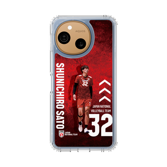 スリムプロテクションケース［ バレーボール男子日本代表(2025)- 肖像 #32 SATO ］