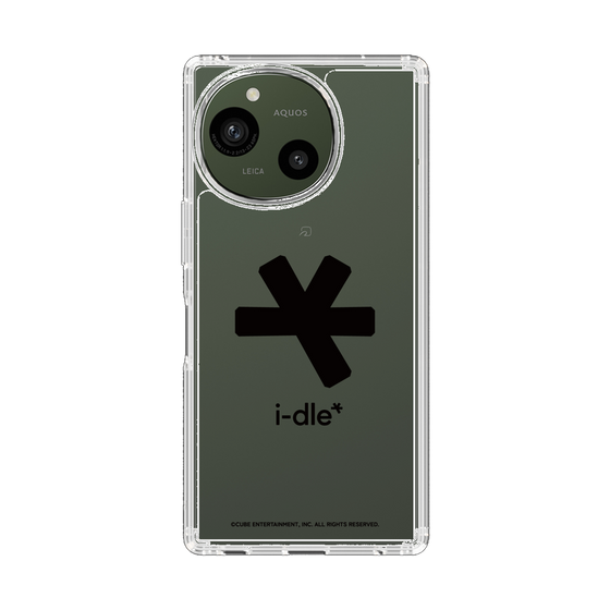 スリムプロテクションケース［ 2025 i-dle first japan tour - ロゴ - ブラック ］