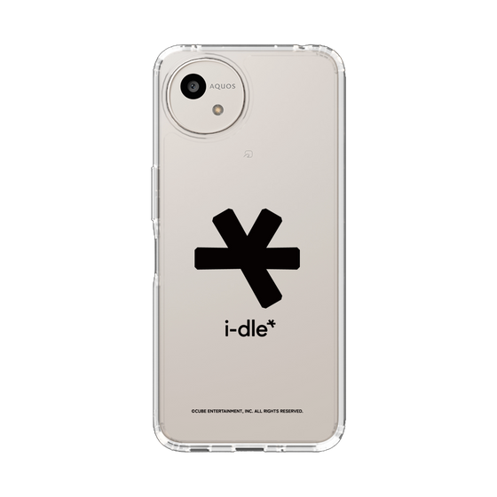 スリムプロテクションケース［ 2025 i-dle first japan tour - ロゴ - ブラック ］