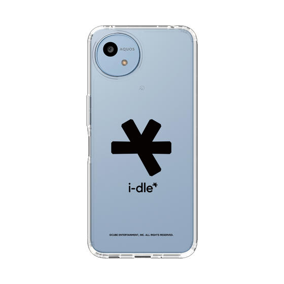 スリムプロテクションケース［ 2025 i-dle first japan tour - ロゴ - ブラック ］