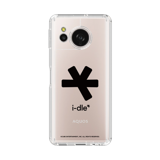 スリムプロテクションケース［ 2025 i-dle first japan tour - ロゴ - ブラック ］