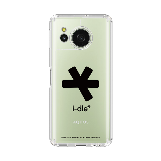 スリムプロテクションケース［ 2025 i-dle first japan tour - ロゴ - ブラック ］