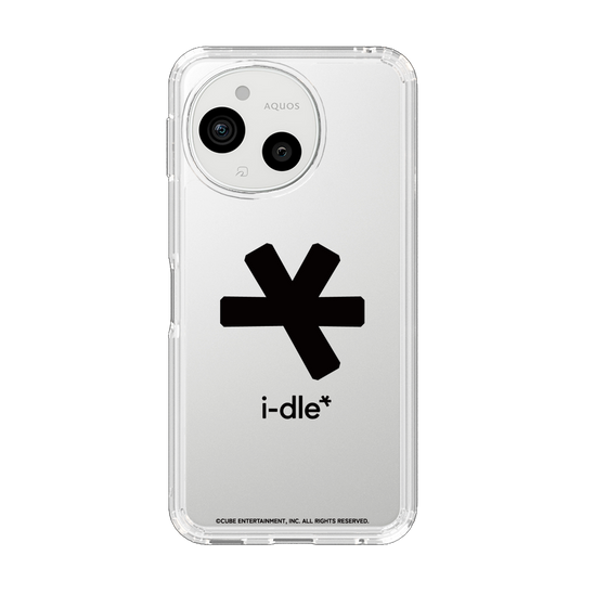 スリムプロテクションケース［ 2025 i-dle first japan tour - ロゴ - ブラック ］