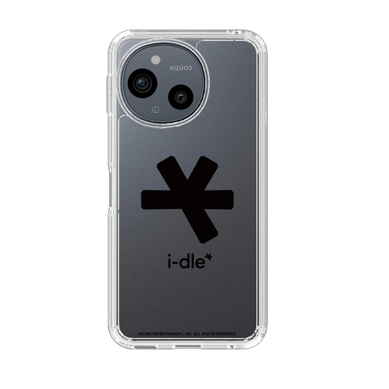 スリムプロテクションケース［ 2025 i-dle first japan tour - ロゴ - ブラック ］