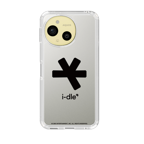 スリムプロテクションケース［ 2025 i-dle first japan tour - ロゴ - ブラック ］