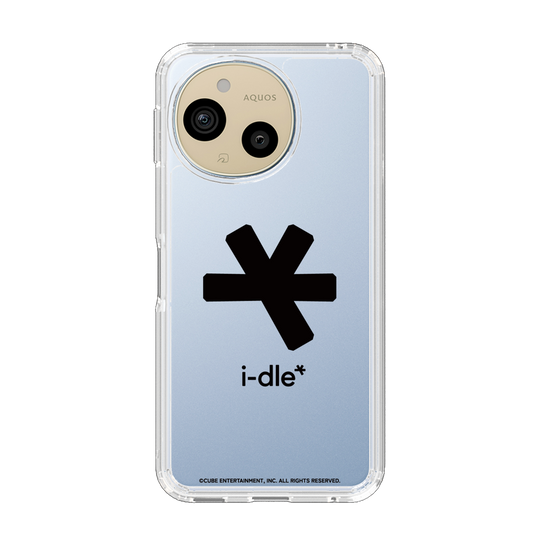 スリムプロテクションケース［ 2025 i-dle first japan tour - ロゴ - ブラック ］