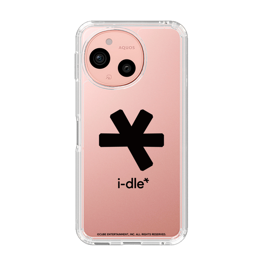 スリムプロテクションケース［ 2025 i-dle first japan tour - ロゴ - ブラック ］