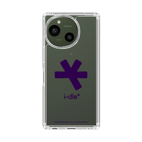 スリムプロテクションケース［ 2025 i-dle first japan tour - ロゴ - パープル ］