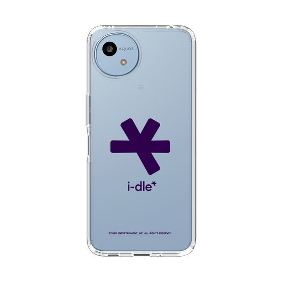 スリムプロテクションケース［ 2025 i-dle first japan tour - ロゴ - パープル ］