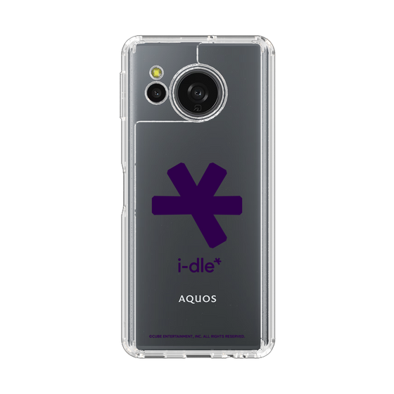 スリムプロテクションケース［ 2025 i-dle first japan tour - ロゴ - パープル ］