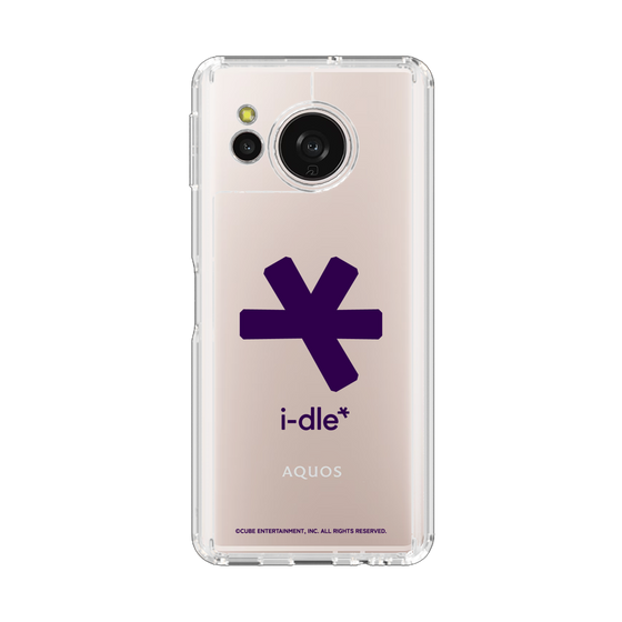 スリムプロテクションケース［ 2025 i-dle first japan tour - ロゴ - パープル ］